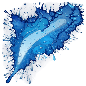 Blue Light Splash PNG oxs PNG
