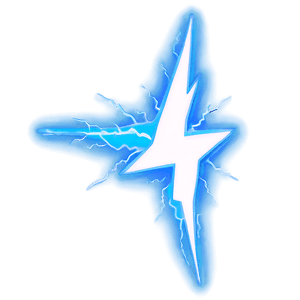 Blue Lightning Bolt PNG 05042024 PNG