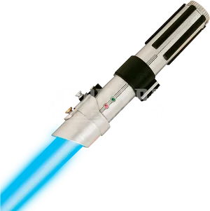 Blue Lightsaber Collectible PNG Image