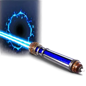 Blue Lightsaber Energy Wave Png Guy37 PNG Image