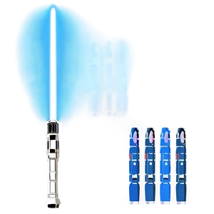 Blue Lightsaber Silhouette Png 57 PNG Image