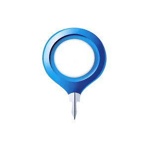 Blue Location Pin Png 64 PNG Image