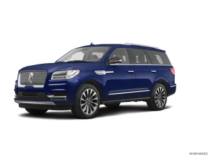 Blue Luxury S U V Side View PNG Image