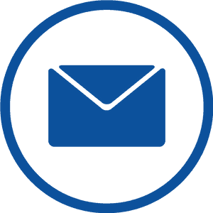 Blue Mail Icon PNG