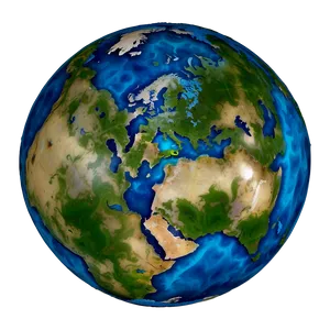 Blue Marble Ball Png 74 PNG Image