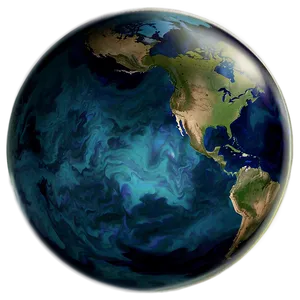 Blue Marble Ball Png Mvg65 PNG Image