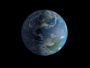 Blue Marble Earth Space View PNG image with transparent background