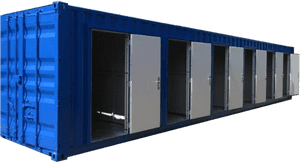 8 Ft By 5 Ft Storage Container - Shipping Container, HD Png Download PNG with transparent background
