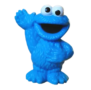 Blue_ Muppet_ Character_ Figure PNG Image