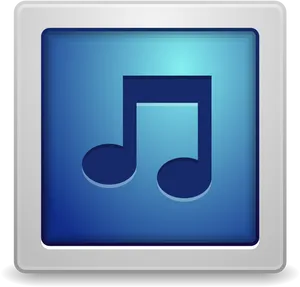 Blue_ Music_ Icon PNG Image