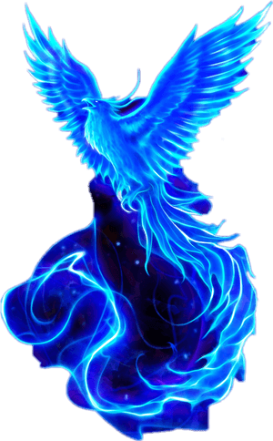Blue Mythical Phoenix Bird, HD Png Download PNG image with transparent background