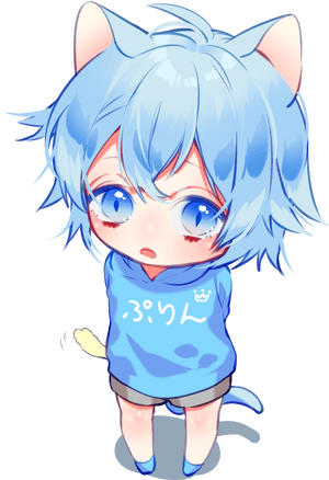 Blue Neko Boy, HD Png Download PNG image with transparent background