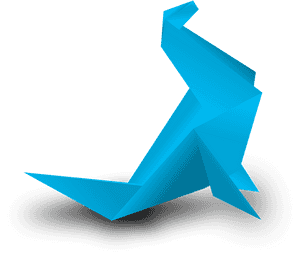 Origami, Paper, Folding, Artistic, Japanese, Blue - Origami Paper Transparent Background, HD Png Download PNG