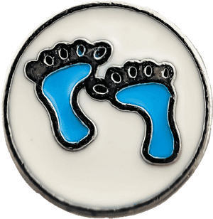 Baby Feet Png -baby Feet - Badge, Transparent Png PNG image with transparent background