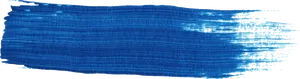 Blue Paint Brush Stroke Texture PNG Image