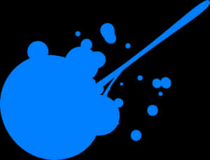 Blue_ Paint_ Splash_ Vector_ Graphic PNG