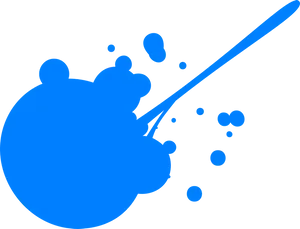 Blue_ Paint_ Splash_ Vector_ Graphic PNG Image