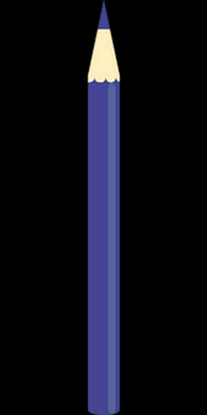 Blue Pencil Sharp Tip PNG