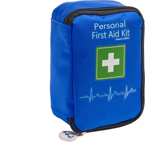 Blue Personal First Aid Kit PNG Image