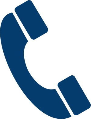 Blue Phone Icon PNG Image