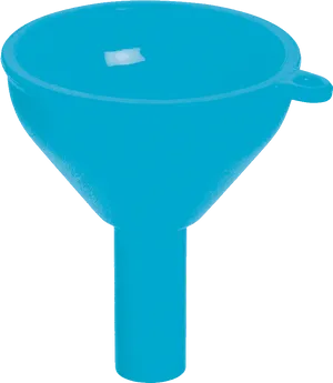 Blue Plastic Funnel PNG Image