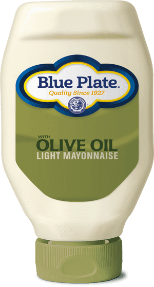 Blue Plate Olive Oil Mayonnaise 18 Oz Squeeze, HD Png Download PNG with transparent background