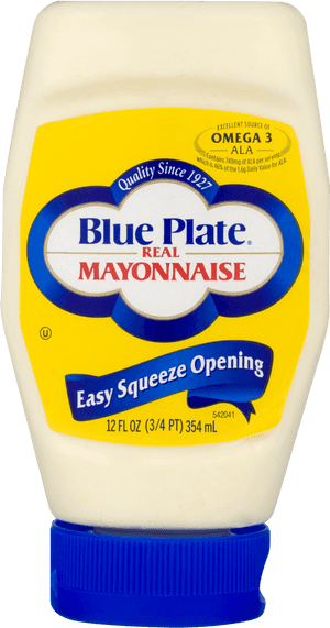 Blue Plate Mayo Squeeze, HD Png Download PNG with transparent background