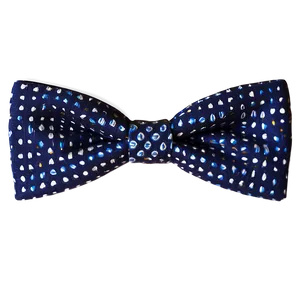 Blue Polka Dot Bow Tie Png 05252024 PNG Image