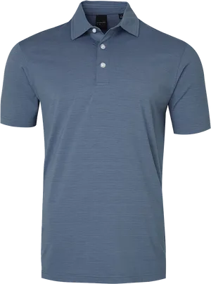 Blue Polo Shirt Product Display PNG Image