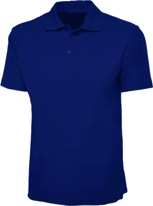 Blue Polo Shirt Product Image PNG Image