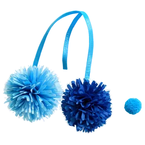 Blue Pom Poms Png Qaa8 PNG Image