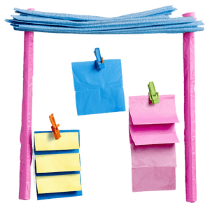 Blue Post It Note PNG 86 PNG image with transparent background