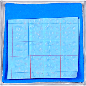 Blue Post It Note PNG uhg PNG image with transparent background