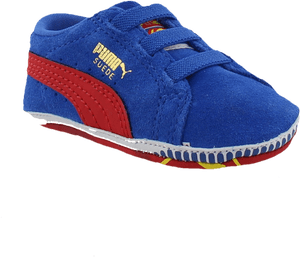 Blue Puma Baby Shoes Crib Pack Suede Superman - Suede, HD Png Download PNG image with transparent background