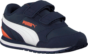 Blue Puma Low Sneakers St Runner V2 Nl Jr - Puma, HD Png Download PNG image with transparent background
