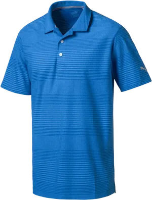 Blue Puma Polo Shirt PNG Image