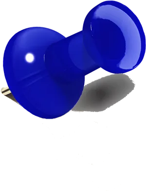 Blue Push Pin Shadow.png PNG Image