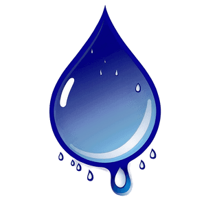 Blue Raindrop Icon PNG 48 PNG
