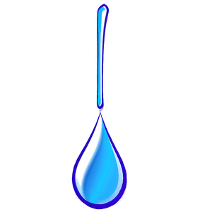 Blue Raindrop Icon PNG cjg95 PNG