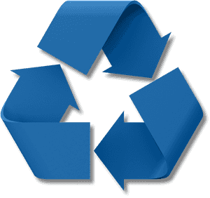 Transparent Recyclables Clipart - Reduce Reuse Recycle Blue, HD Png Download PNG