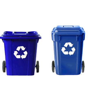 Blue Recycling Bin PNG 06212024 PNG