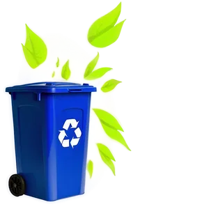 Blue Recycling Bin Png Hhk68 PNG Image