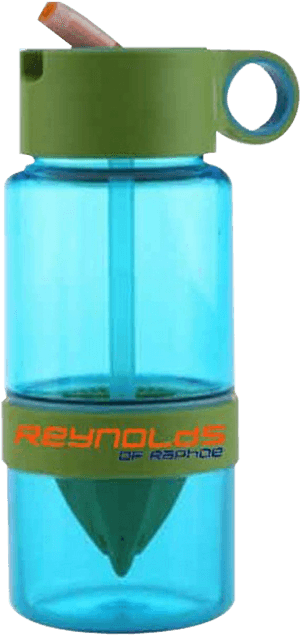 Blue Reynolds Water Bottle PNG image with transparent background