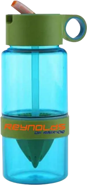 Blue Reynolds Water Bottle PNG Image