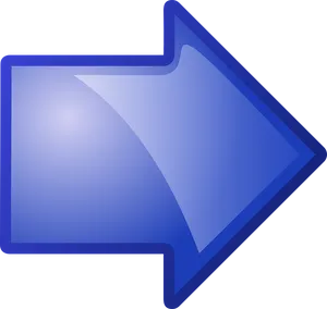 Blue Right Arrow Icon PNG Image