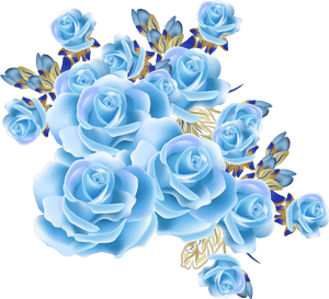 #mq #blue #rose #roses #flowers #flower, HD Png Download PNG image with transparent background