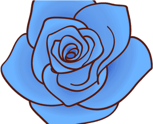 Blue Rose Cliparts, HD Png Download PNG image with transparent background