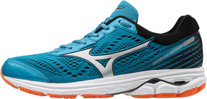 Mizuno Wave Rider 22 Mens Running Shoes Blue, HD Png Download PNG image with transparent background