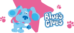 Blue's Clues Cartoon Logo And Character PNG Image