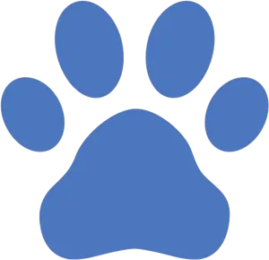 Blue's Clues Paw Print Icon PNG Image